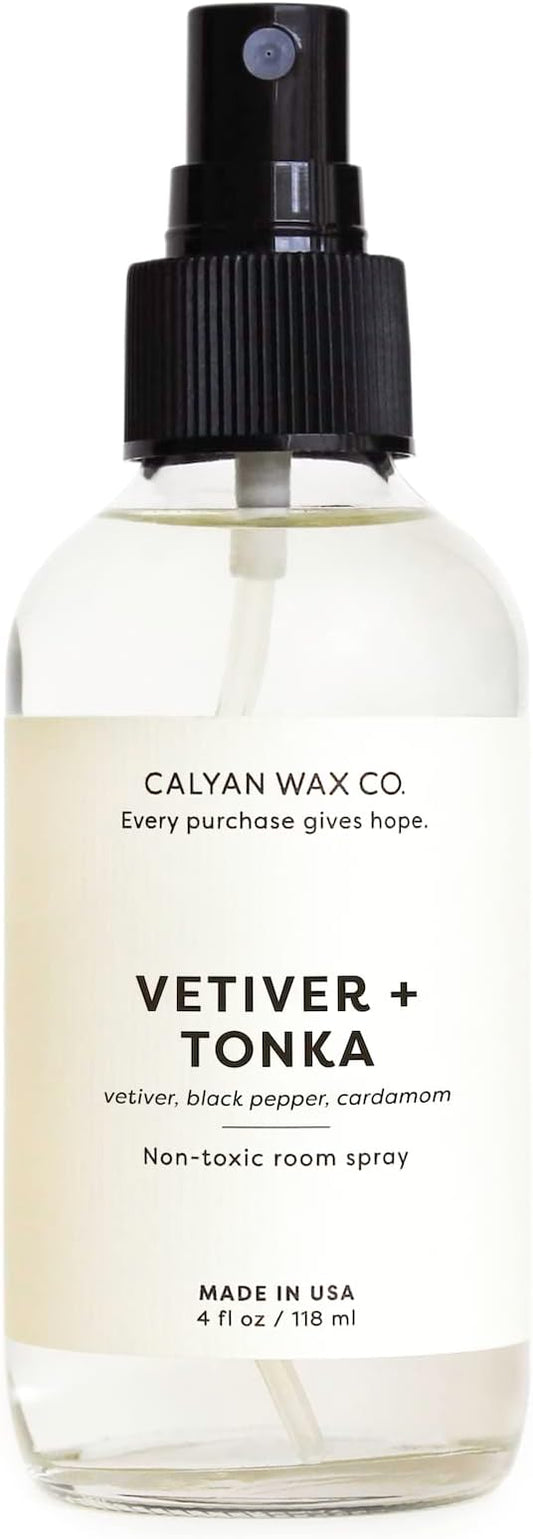 Calyan Wax Co. Vetiver and Tonka Room Spray