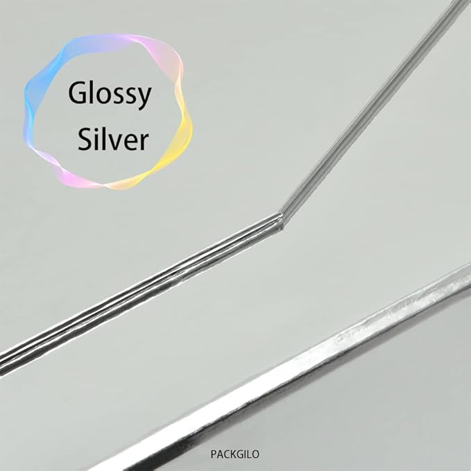 1Pcs 13x9x4 Inches Silver Gift Boxes with Lids for Presents Magnetic gift box large Gift Box for Bridesmaid Proposal，Groomsman (Glossy Silver)