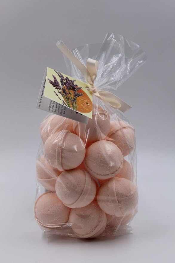 Spa Pure 14 Bath Bomb Fizzies with Shea Butter, Ultra Moisturizing, Great for Dry Skin, All Skin Types (14 Count) Pack of 1 (Mango Tango)
