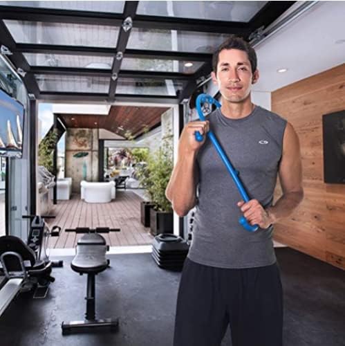 Mount Plus MP005 Back Massager Handheld Tool | Back and Neck Massager | Trigger Point Therapy Self Massage Tool | Fibromyalgia Pain Relief