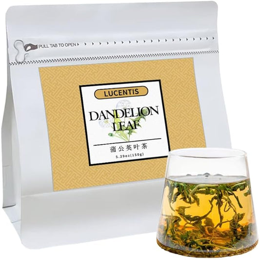 Dandelion Loose Leaf Tea 150g (5.3oz) – Herbal Detox Tea, Natural Caffeine-Free, Supports Liver Health, 蒲公英茶