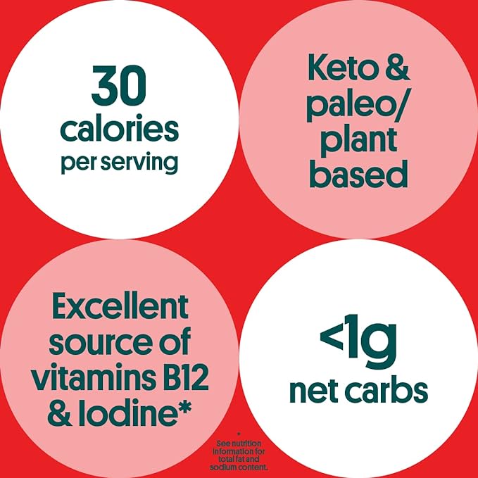 Gimme Seaweed Organic Premium Roasted Seaweed Snacks, Chili Lime, 20 Count, Keto, Vegan, Gluten-Free, Great Source of Omega3s and Iodine, Healthy On-The-Go Snack for Kids and Adults