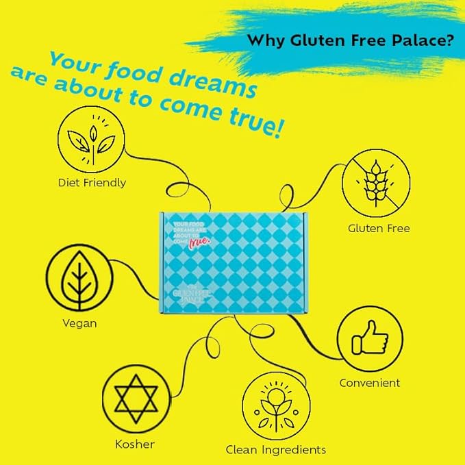 Gluten Free Palace 100 Calorie Snacks Variety Pack – Healthy Snacks Care Package - Low Calorie, Vegan, Protein Bars & Nuts – Food Gifts for Birthday, Adults, College Students & Corporate (40 Count)