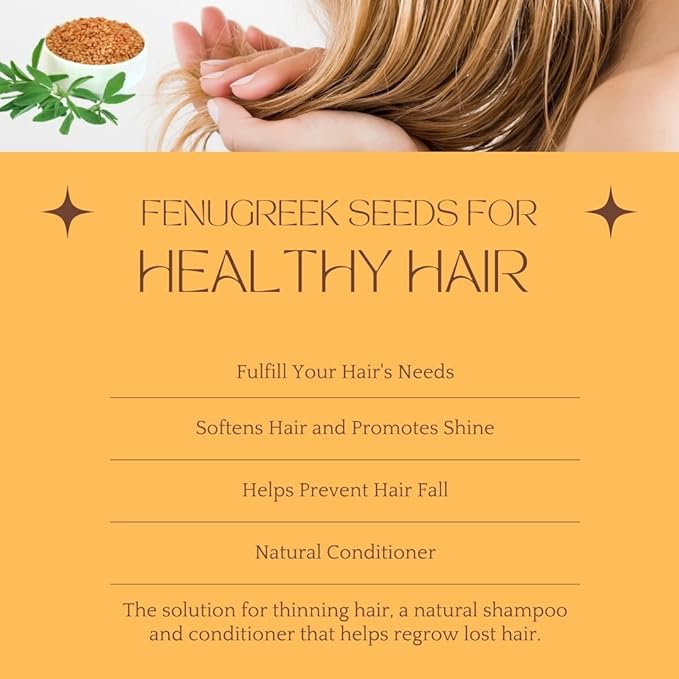 SPICY ORGANIC Fenugreek Seeds 4oz – USDA Certified Organic, Non-GMO, Gluten Free, All-Natural Methi for Cooking, Herbal Tea, Sprouting & Natural Hair Care – Raw Spice for Methi Water – Product of India