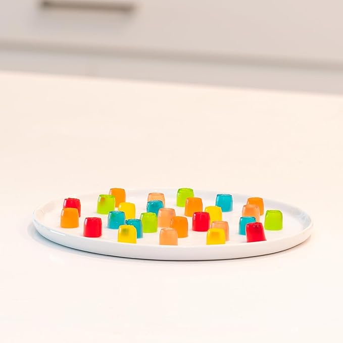 MAGICAL BUTTER Organic Premium Blue Raspberry Gummy Mix - Low Calorie, Zero Sugar Snacks, Sugar Free, Healthy Candy for Adults