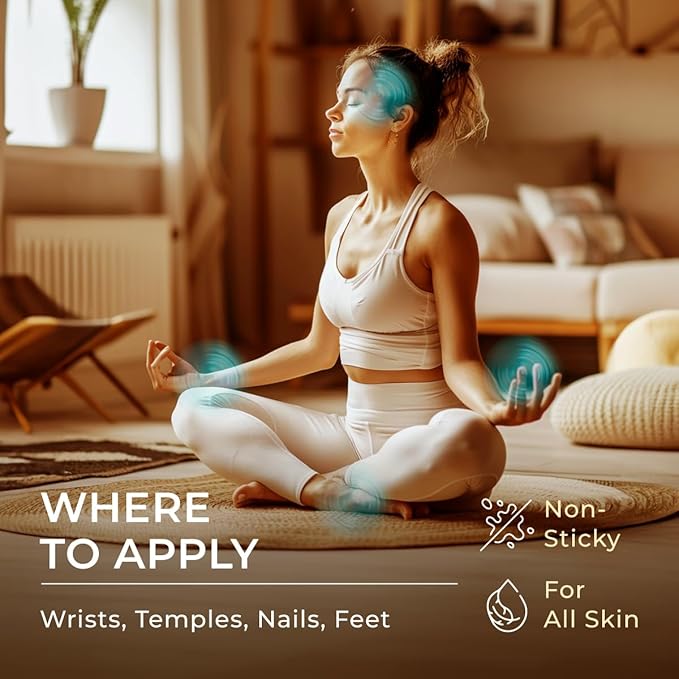 Gya Labs Tea Tree Essential Oil Roll On - 0.34 Fl Oz - Travel Size Roller for Camping, Skin, Aromatherapy Relief, Convenience