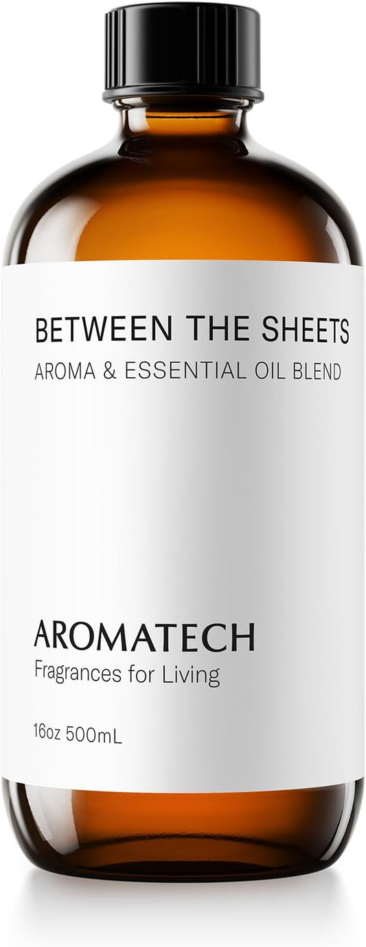 AromaTech Between The Sheets Premium Aroma Oil – Indulgent & Cozy Home Fragrance with Notes of Washed Linen, Hibiscus & Bergamot for Scent Diffusers, Cold-Air and UltraSonic Scent Machines – 500 mL