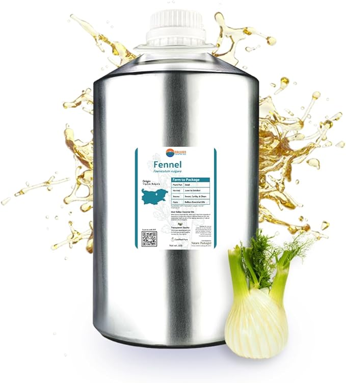 Fennel Essential Oil (Sweet Fennel) - Direct from Balkan Essential Oils - Pure Aromatherapy Diffuser Oils | 100% Pure Therapeutic Grade Natural Aceite de Hinojo (15ml)