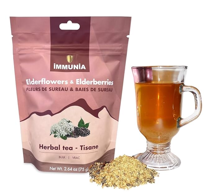 Elderflower bulk. Make healthy herbal tea (enough for 75 cups), or use it to make delicious bread, elderflower jelly, or cookies. 75 grams (bulk) (Elderflower & Elderberry)