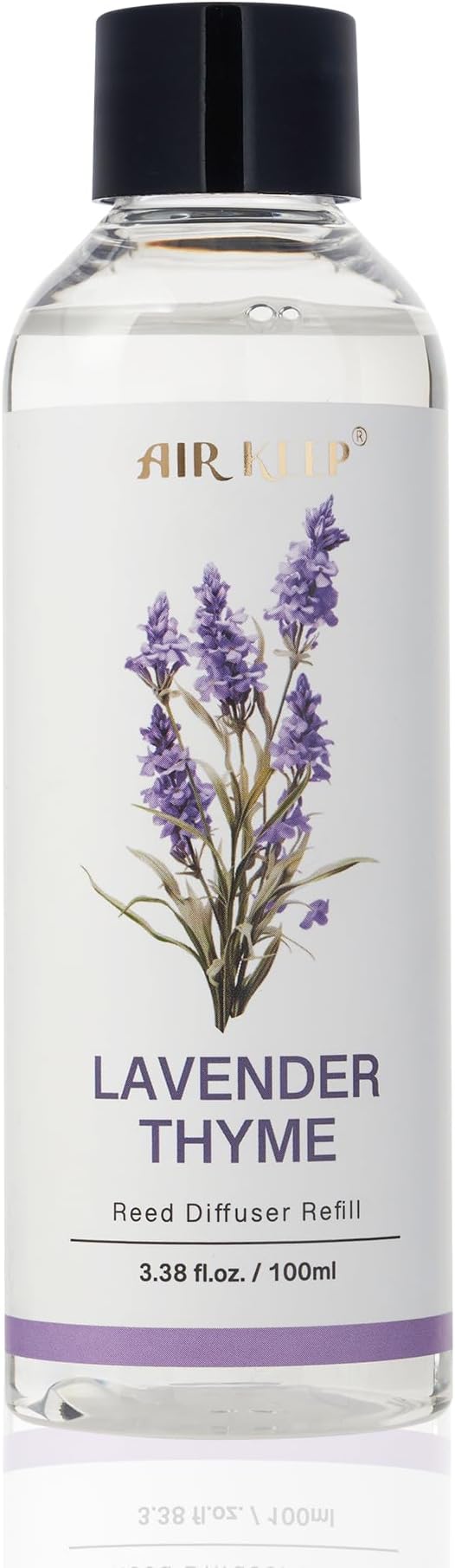Airkeep Diffuser Oil Refill/Lavender Thyme/3.38oz（100ml/1 Pack/Scented Oil Refill for Diffuser Home Fragrance for Bedroom, Bathroom Office Home Decor