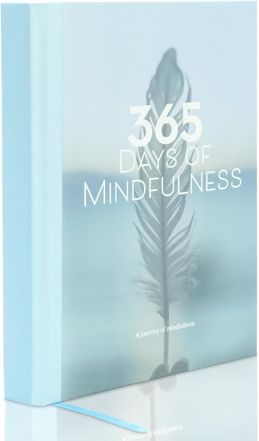 365 Day Mindfulness Journal, Daily Prompts Guided Notebook for Self Discovery Thoughtful Diary