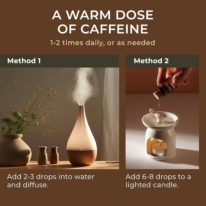 Gya Labs Coffee Essential Oil - 0.34 Fl Oz - for Hair, Skin, Diffuser, Aromatherapy & DIY Candle Making Scent