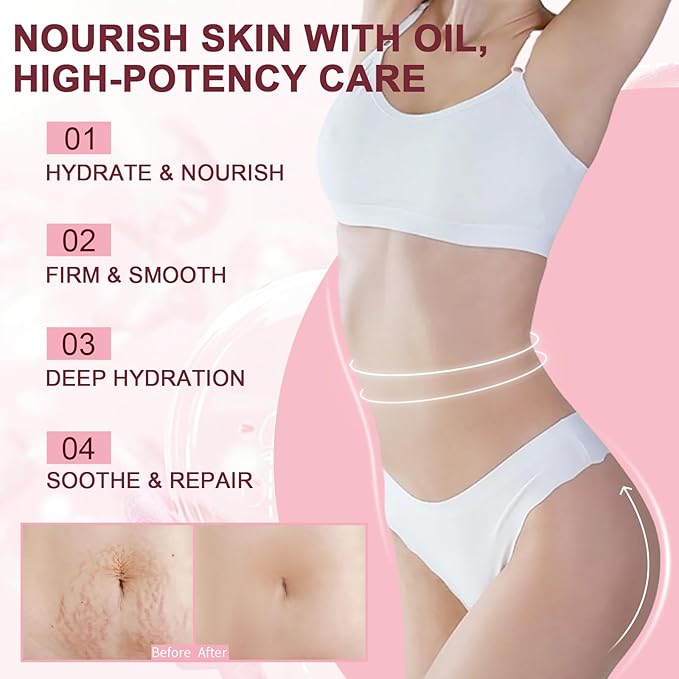 Mythic Body Firming Oil Skin Tightening Body Oil After Shower for Women Tighten Hydrate & Nourish Dry Skin 4 FL OZ(Uncented)