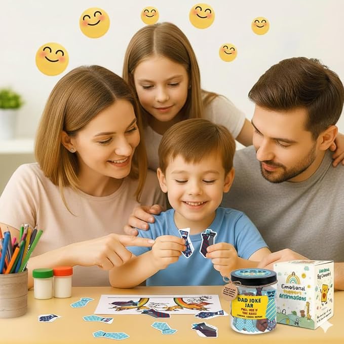 60 Dad Jokes Cards Jar, NFC 1000 Dad Jokes Bracelet, Funny Birthday Gift for Dads Men, White Elephant Gifts for Adults, Men Granpa Gift, Funny Gag Gifts