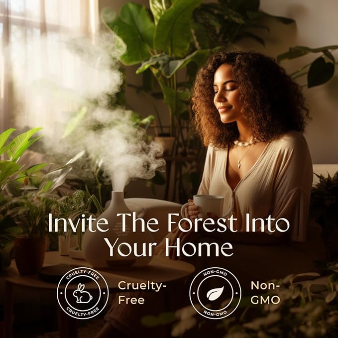 Gya Labs Fresh Forest Essential Oil Blend for Diffuser - Fresh Forest Oil for Aromatherapy, Candle & DIY - 100% Pure Natural Ingredients of Rosemary, Pine Needle, Cedarwood & Thuja(0.34 Fl Oz)