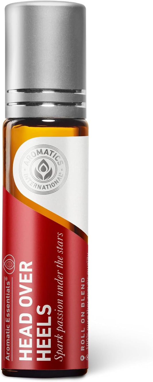 Aromatics International Head Over Heels Essential Oil Blend Roll On, 10ml | Aromatherapy Oil for Emotional Well-Being