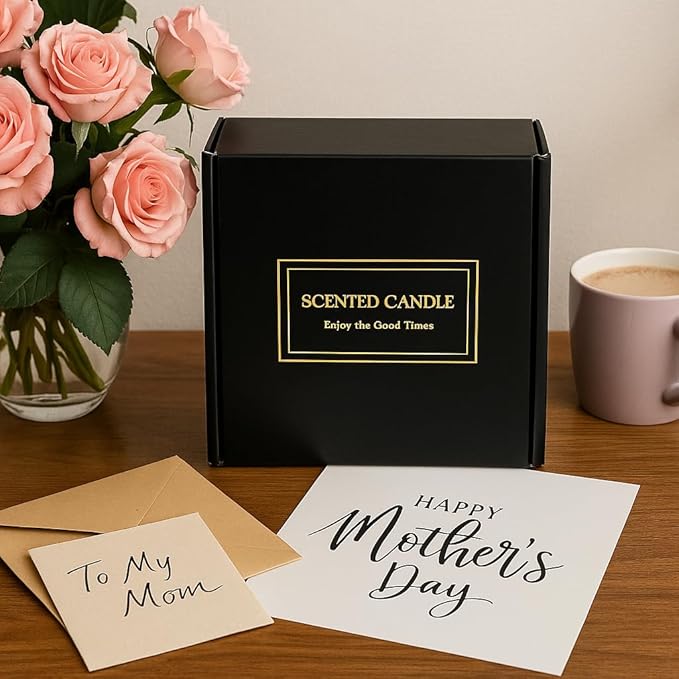 Scented Candles Gift Set for Women – Clean Floral Soy Wax Candles with Lavender, Rose, Coconut & Strawberry – Relaxing Aromatherapy Candles for Home Décor, Birthday & Holiday Gifts