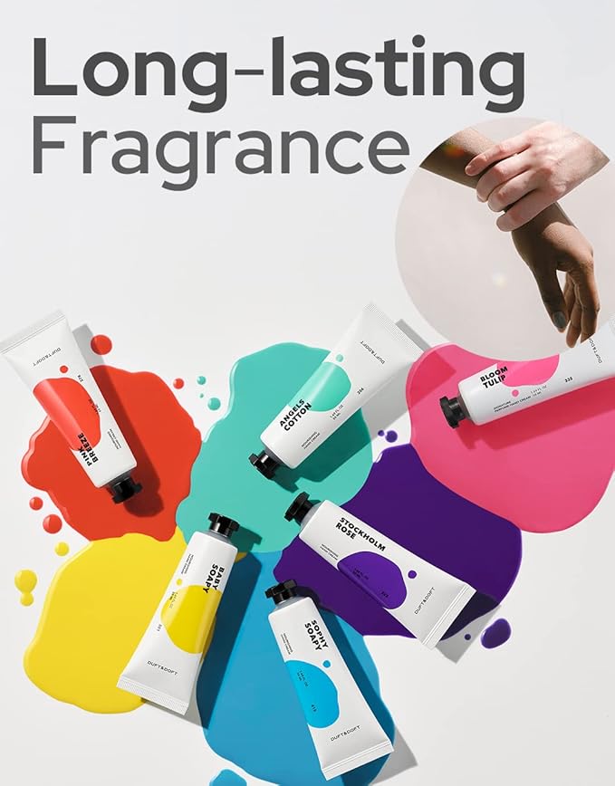 DUFT&DOFT Baby Soapy Signature Perufume Nourishing Hand Cream, Non-greasy, Refreshing Hydration, Shea Butter, Vitamin E, Feel-Good Fragrance – 1.69 oz.