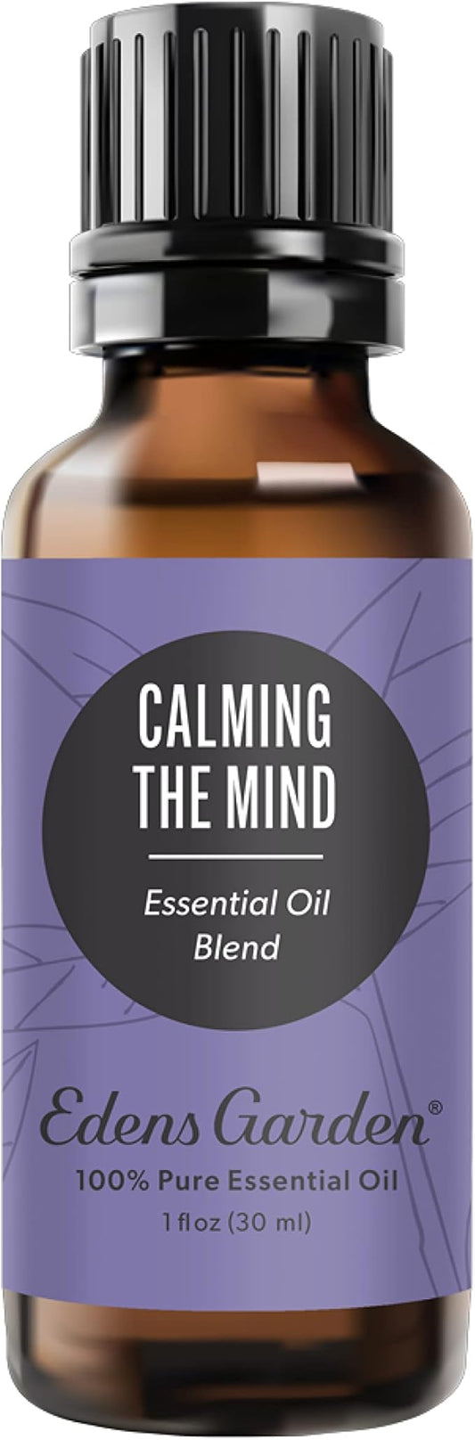 Edens Garden Calming The Mind Essential Oil Blend- 100% Pure Premium Grade, Undiluted, Natural, Therapeutic, Aromatherapy, The Best for Skin, Humidifiers, Kid Safe 30 ml (1 fl oz)