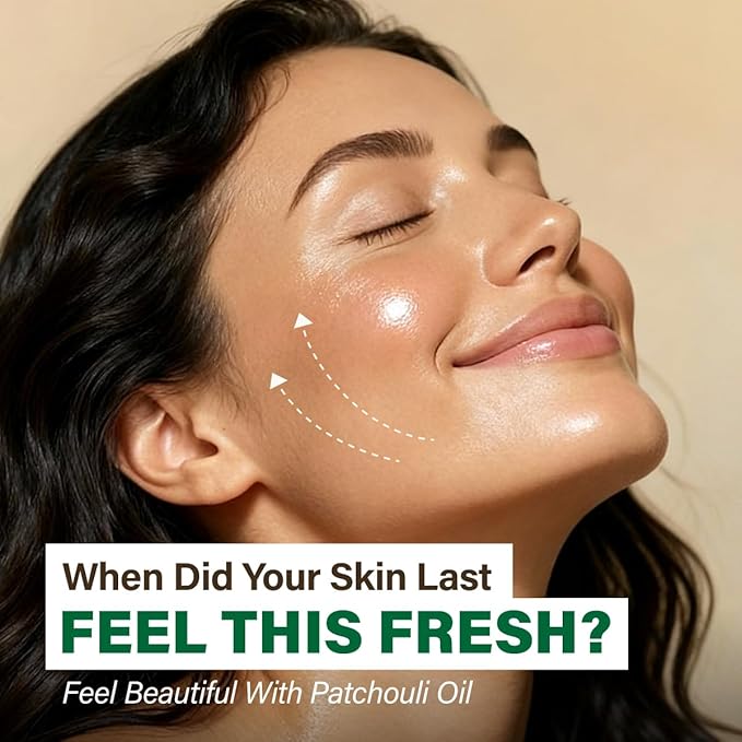 KUKKA Patchouli Essential Oils - 4 Fl Oz - for Hair, Skin, Diffuser, Aromatherapy & DIY Soap Making Scent