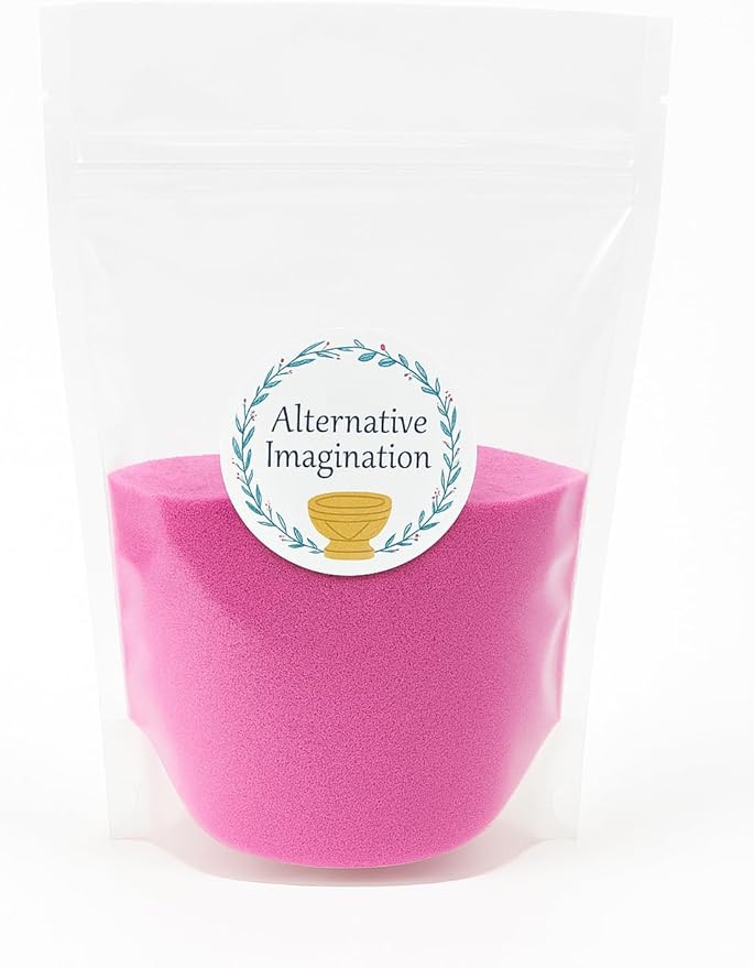 Lavender Sand - Fine Sand for Zen Garden, Resin Incense Burner, Smudge Bowl, Ritual Incense, Cast Iron Cauldron, Unity Ceremony, Sensory Bin Table, Mandala, Crafts by Alternative Imagination (1 Pound)