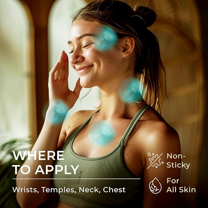 Gya Labs Ylang Ylang Essential Oil Roll On - 0.34 Fl Oz - Travel Size Roller for Camping, Skin, Aromatherapy Relief, Convenience