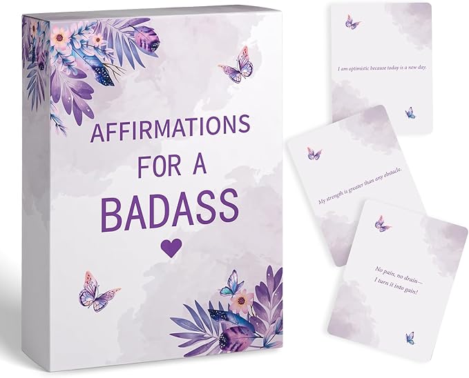 Gifts for Women, Affirmation Cards for Women Her Female– Inspirational Daily Affirmations for Friends, Sister, Mom- Self Care Gift Ideas for Nurses, Teacher, Birthday, Christmas, Stocking Stuffers