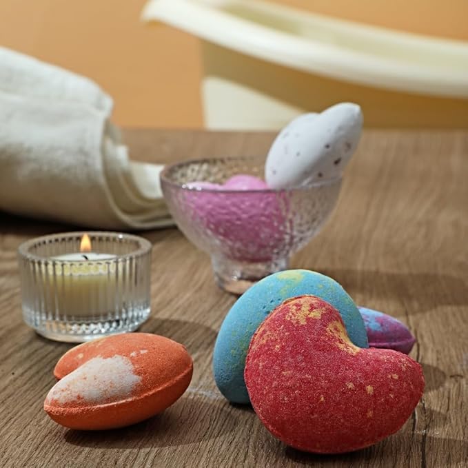 Bath Bombs Gift Set for Christmas, 9 x 1.41 Oz/ 40g. Essential Oil Spa Bomb Fizzies, Relaxation, Moisturizing and Fun for Women, Wife, Mom, Girls, Teens, Daughter and Her