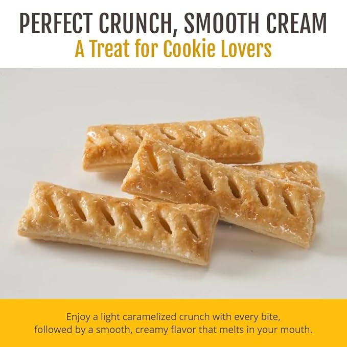 Grona Marishel Gourmet Cookies - Creamy Biscotti European Cookies with a Light, Flaky Texture for Everyday Indulgence - Treat Yourself or Surprise Someone Special with Decadent Healthy Snacks - 3-Pack