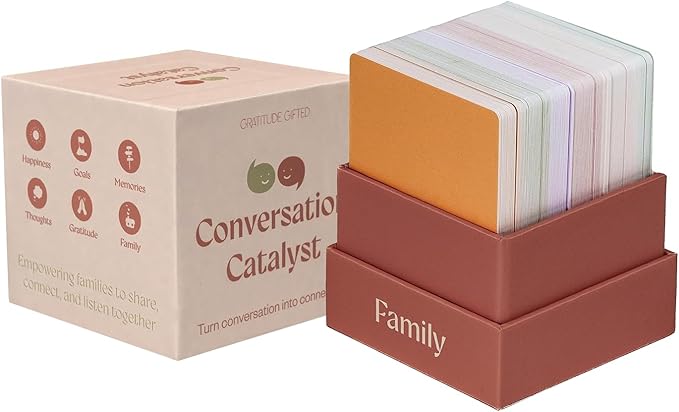 Gratitude Gifted Conversation Catalyst: Family, 150 Fun and Thought-Provoking Questions for Families to Connect, Create Bond and Meaningful Conversations