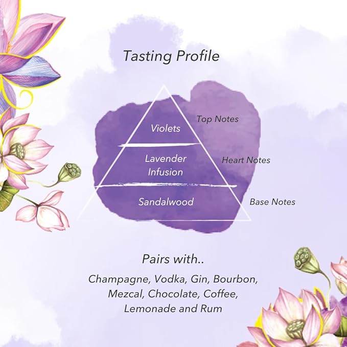 Jardin 3 Pack Lavender Infused Mixer for Cocktail and Mocktail - Premium Mixer - Non Alcoholic, Non GMO, Gluten Free, Keto (25.4oz)