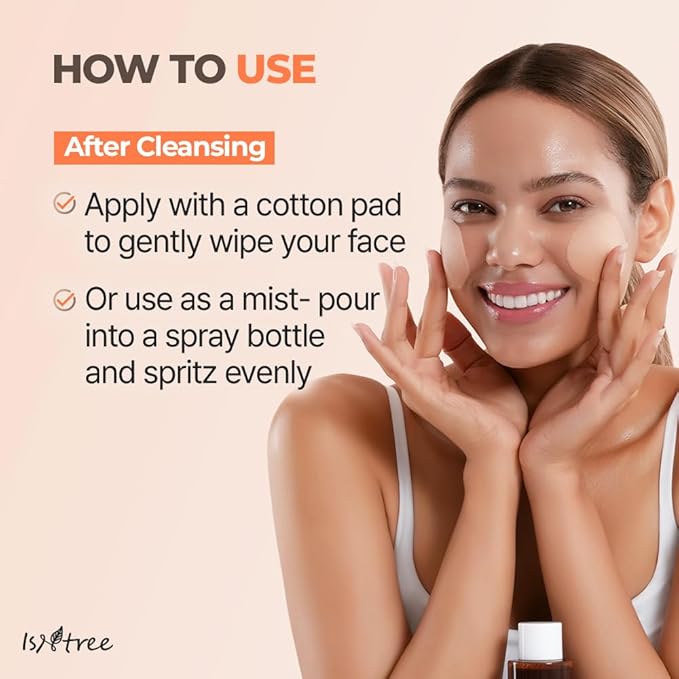 ISNTREE Green Tea Fresh Toner 200ml, 6.76 fl.oz | Korean Skincare | Toner for Oily Skin | Sebum Control | Hydrating and Refreshing