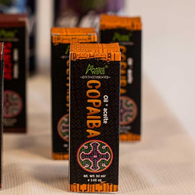 Copaiba Oil 30ml – 100% Pure & Natural, Steam Distilled from Wild-Harvested Copaifera Officinalis, for Skin Care, Massage & Aromatherapy