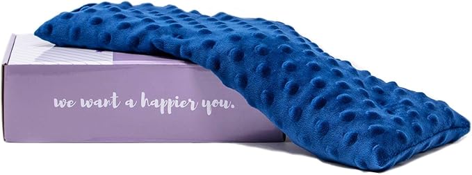 Lavender Scented Microwave Heating Pad for Neck and Shoulders- Weighted Cordless Heating Pad Great Relaxation Gift for Mom, Dad, Women, Men- Aromatherapy Lavender Heating Pad For Hot And Cold Compress
