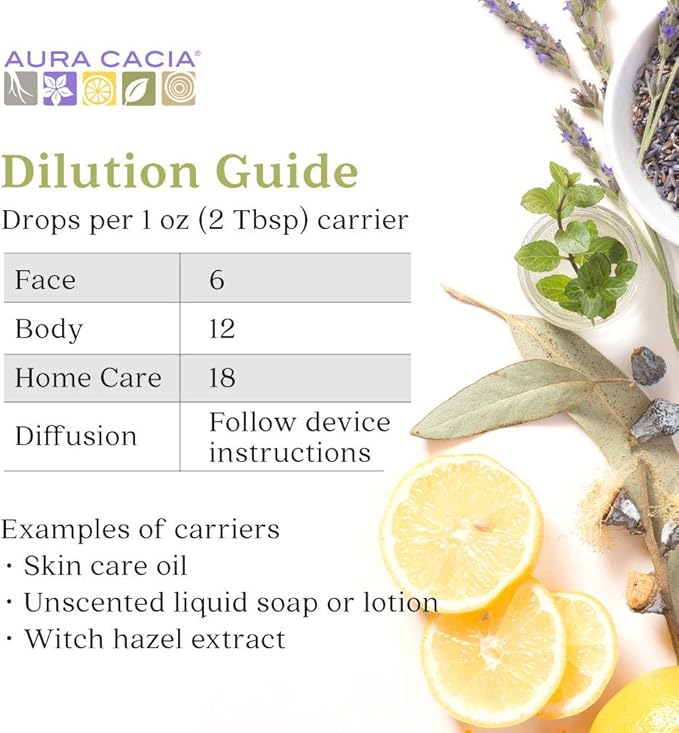 Aura Cacia Discover Essential Oils Kit, 4-Pack, Lavender, Eucalyptus, Peppermint & Tea Tree Oils, Excellent Starter Set