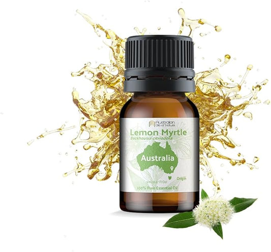 Lemon Myrtle Essential Oil - Experience an Invigorating, Fresh Citrus Aroma - Pure, Undiluted Therapeutic Grade Essential Oil - 5 ml