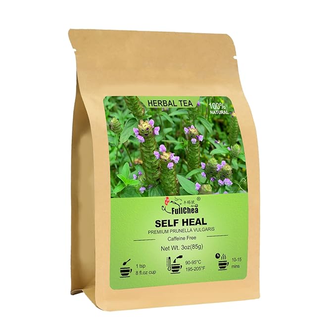 FullChea - Whole Self Heal Herb, 3oz/85g - Prunella Vulgaris Loose Leaf Herbal Tea - Natural Dried Xia Ku Cao- No Additives, Non-GMO, Caffeine-free - Supports Liver & Eye Health