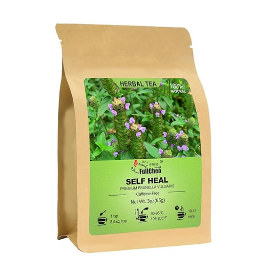 FullChea - Whole Self Heal Herb, 3oz/85g - Prunella Vulgaris Loose Leaf Herbal Tea - Natural Dried Xia Ku Cao- No Additives, Non-GMO, Caffeine-free - Supports Liver & Eye Health