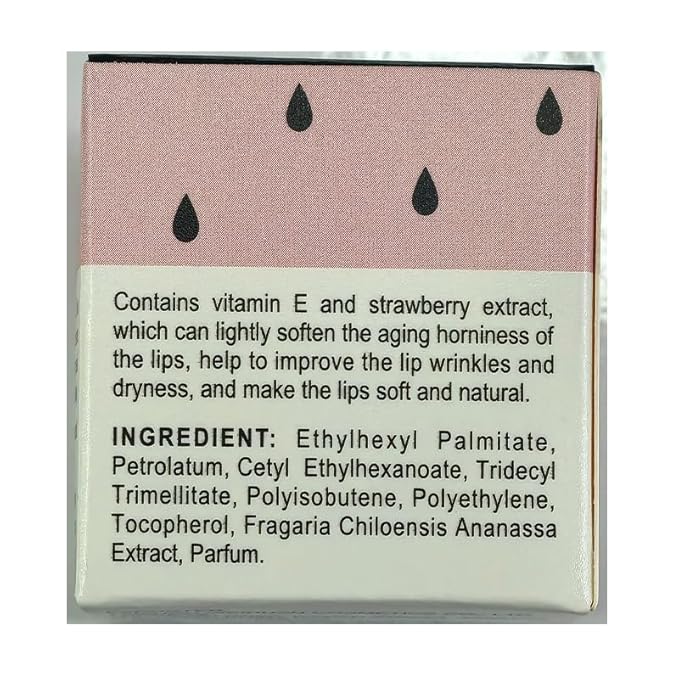 Deepmind 2 PCS Bee Lip Balm Lip Mask Honey Pot, Honey & Strawberry Lip Mask Propolis Moisturizing Lip Balm with Stick - Hydrating Prevention Dry and Cracked Lip Scrubs Exfoliato Lip Wrinkle Care