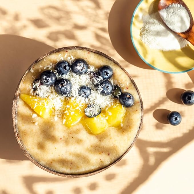 GranAroma Pineapple Fruit Powder, Sweet & Tangy Tropical Flavor, Perfect for Smoothies, Baking, Drinks, and Healthy Snacks (11.2 Ounce)