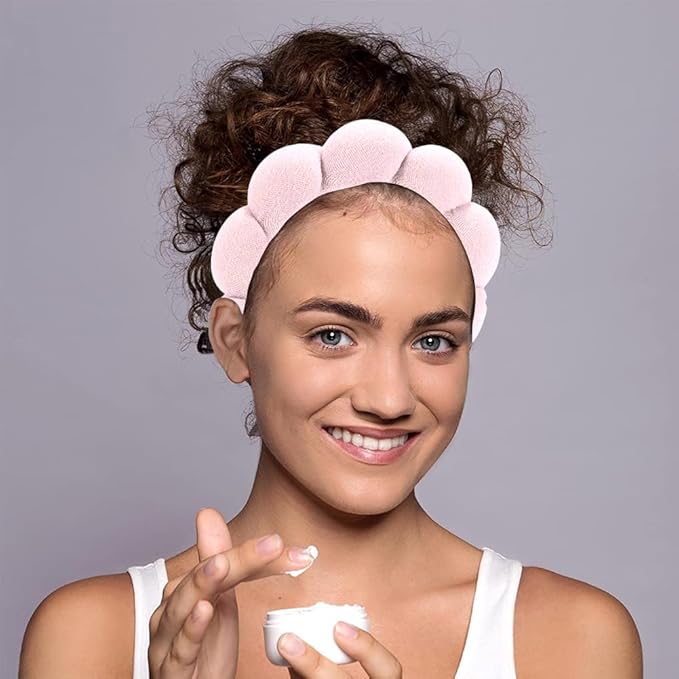 Spa Headband Material, Unique Design, Size, Widely Used, Reminder, Light Pink