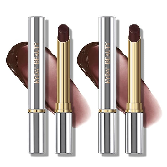 KYDA 2 Pcs Honey Lipstick Tinted Lip Balm, Sheer Hydrating Honey Lipstick, with a Hint of Natural Sheer Tint, Moisturizing Lips Color, Nourishing Lip Balm