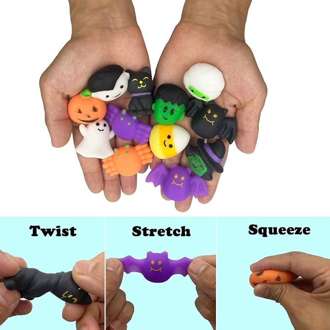 Spooky Bath Bombs for Kids with Surprise Inside, Bubble Bath Bomb with Halloween, Fruity Scents, Relaxing Aromas, Ideal Birthday Gift for Girls