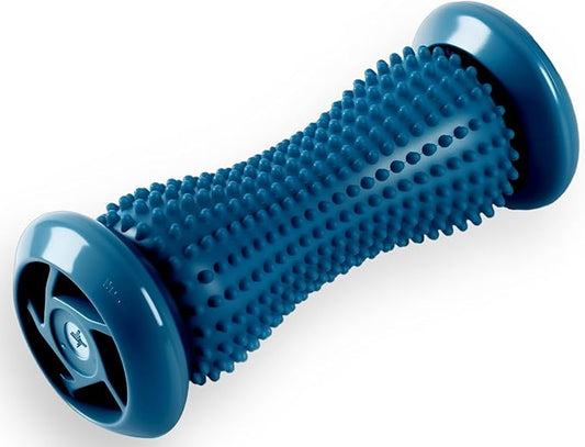 Manual Foot Massager Roller for Plantar Fasciitis Relief, Portable Deep Tissue Muscle Massage Roller for Foot Arch and Heel Pain, Effective Reflexology Tool Relax The Nerves (Navy Blue)