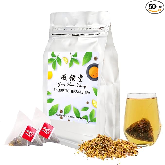 Eilin YHT Chinese Osmanthus Oolong Tea Bags 3 GRams x 50 Counts
