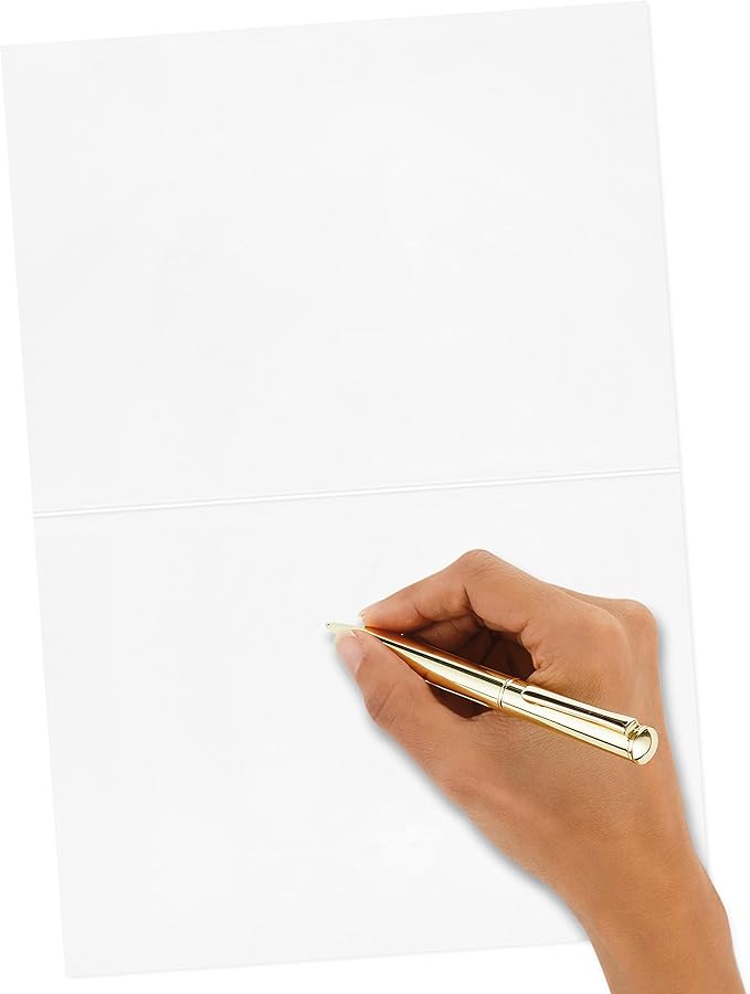 Hallmark Thank you Cards Assortment, Gold Foil Solids (24 Thank You Notes with Envelopes)