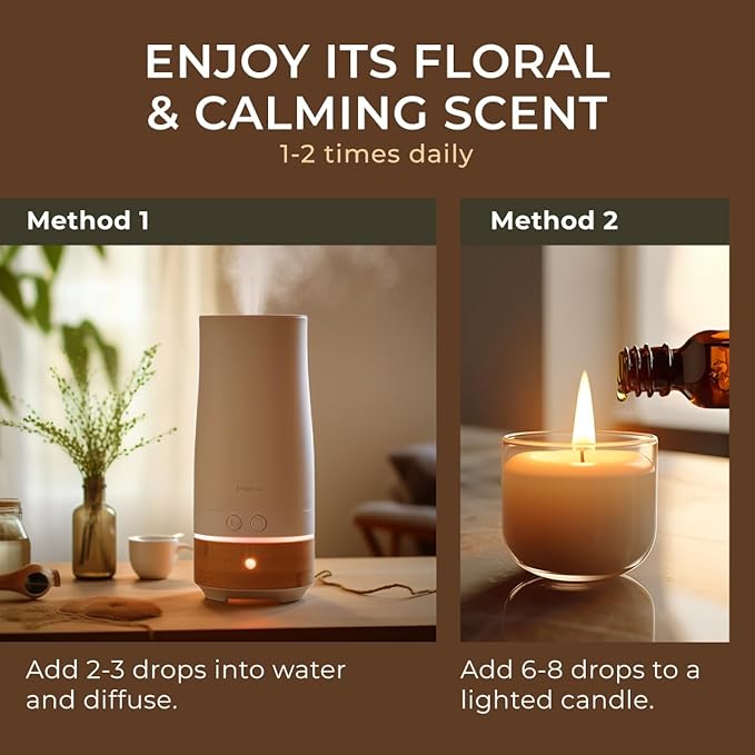 Gya Labs Ylang-Ylang Essential Oil - 0.34 Fl Oz - for Hair, Skin, Diffuser, Aromatherapy & DIY Candle Making Scent