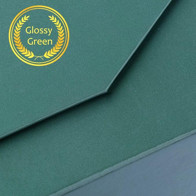 1 Pack Green Gift Boxes with Lids Small 12 x 8 x 2.7 Inches Clothes Gift Boxes for Presents Shirt Gift Box with Ribbon Magnetic Gift Box Bulk Cute Box for Packaging (Glossy Surface)