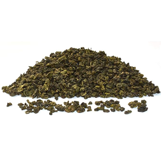 TIAN HU SHAN Premium Tea Loose Leaf Tin box (Green tea, 8 Ounce (Pack of 1)