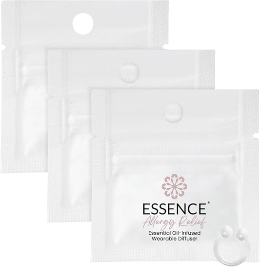 Essence Wearable Aromatherapy Nasal Diffuser – Allergy Relief Essential Oil Nose Ring – Personal Scent Clip for Travel, Work & Everyday Use – Made in USA (3 Pack)